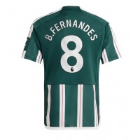 Koszulka piłkarska Manchester United Bruno Fernandes #8 Strój wyjazdowy 2023-24 tanio Krótki Rękaw